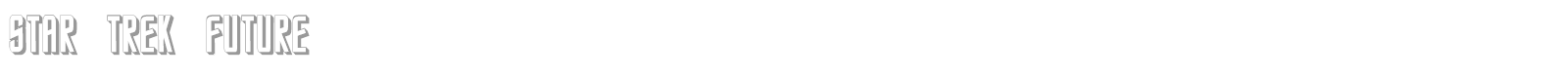 Star Trek Future font preview